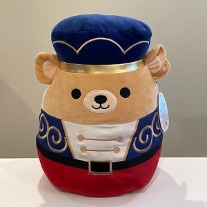NWT 12” Braven the Nutcracker Bear Christmas Squishmallow